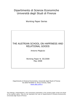 Prima Pagina WP - Dipartimento di Scienze per l`Economia e l`Impresa