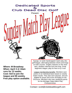 Present Where: M Broadway When: April 3 @ 10am runs for 12