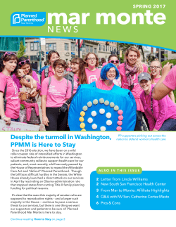 Despite the turmoil in Washington, PPMM is Here to Stay