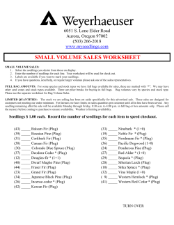 small volume sales worksheet