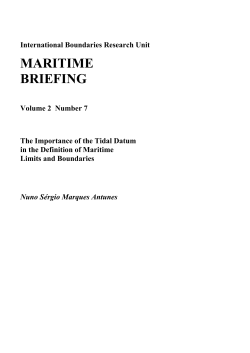 maritime briefing - Durham University