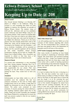 Issue 6 - Echuca Primary School