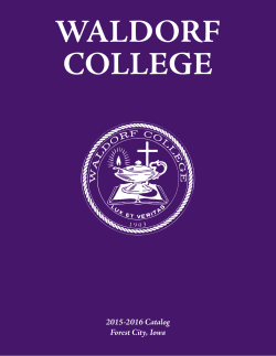 2015-16 Waldorf College Catalog