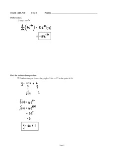 Math 1425.P70 Test 3