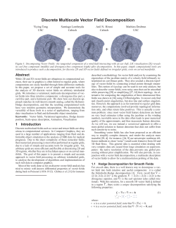 Discrete Multiscale Vector Field Decomposition