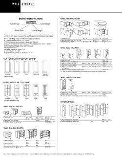 STORAGE WALL - Parr Cabinet