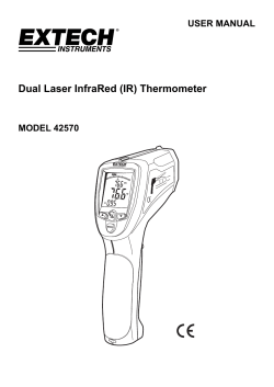 Dual Laser InfraRed (IR) Thermometer