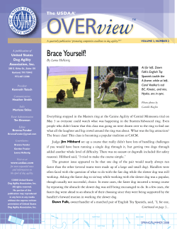 USDAA OVERview TM Newsletter