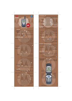 SHORT USER`S GUIDE TEXT MESSAGES &ndash; SMS RING TONES