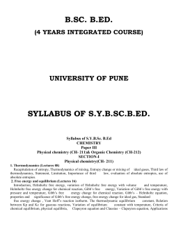 S.Y.B.SC.B.ED. - Ashoka Education Foundation