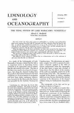 THE TIDAL SYSTEM OF LAKE MARACAIBO, VENEZUELA