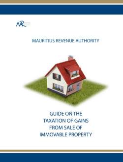 Capital Gains Tax Booklet