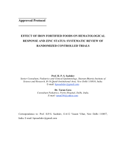 Iron fortification of food protocol_updated 01.31.11
