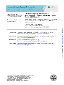 D/Anti-CD89 Protein Neutrophils via Chimeric Surfactant Protein