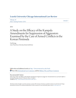A Study on the Efficacy of the Kampala