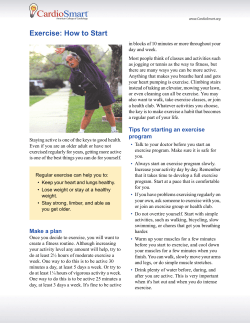 Exercise: How to Start