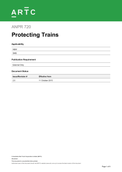 Protecting Trains