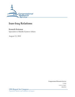 Iran-Iraq Relations
