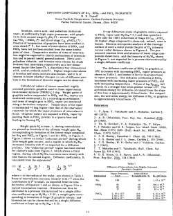 Diffusion Coefficients of Br2, HNO3, and PdCl2 in Graphite
