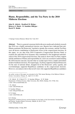 John H. Aldrich Bradford H. Bishop - Sites@Duke