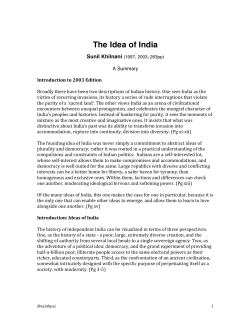 The Idea of India