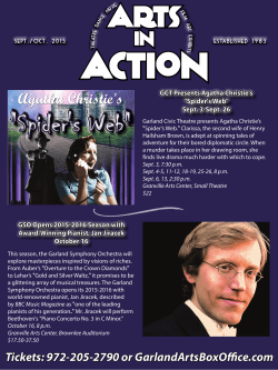 September/October Arts in Action
