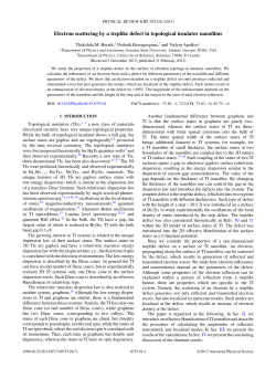 Electron scattering by a steplike defect in topological insulator