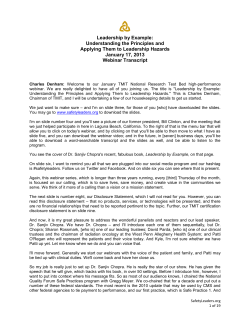 Leadership by Example: Understanding the