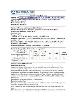 Material Safety Data Sheet Product No. 23-10, 23-2, 23