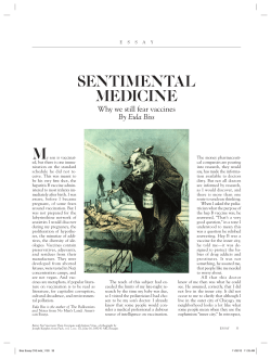 Sentimental Medicine