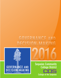 governance and decision-making