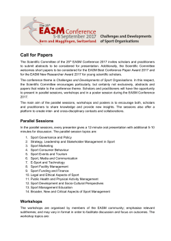 Call for Papers