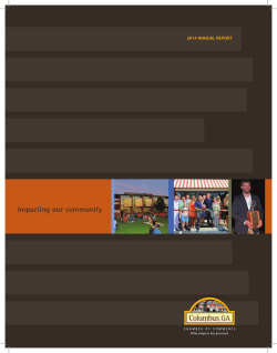 impacting our community - columbusgachamber.com