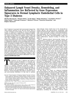 Enhanced Lymph Vessel Density, Remodeling, and