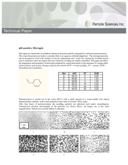 pH-sensitive Microgels