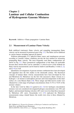 Laminar and Cellular Combustion of Hydrogenous Gaseous Mixtures