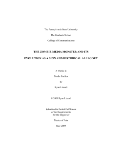 THE ZOMBIE MEDIA MONSTER AND ITS EVOLUTION AS A SIGN