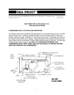 1 SEA FROST BD 12 OR 24-VOLT D.C. AIR