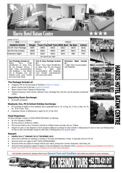 Tour Package Include of