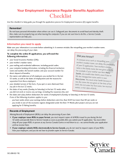 Checklist