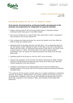 1 - Carlsberg Group