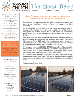 01 February Good News - San Carlos United Methodist Church