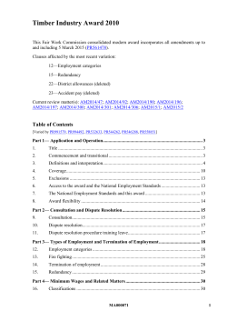 MA000071 - Timber Industry Award 2010