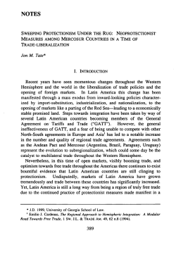 Sweeping Protectionism Under the Rug