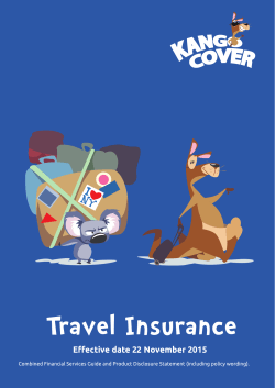 Product Disclosure Statement