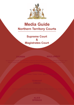 Media Guide - Northern Territory Government