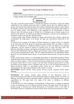 Abstract - Online International Interdisciplinary Research Journal