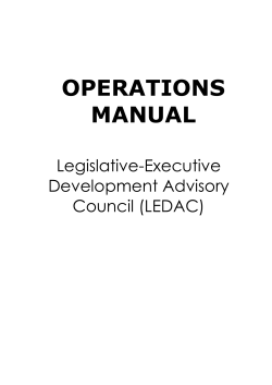operations manual