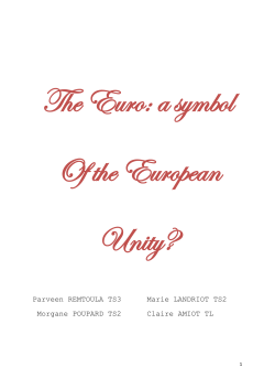 The Euro: a symbol - Site du Lyc&eacute;e Jean Monnet de FRANCONVILLE
