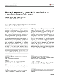 The generic impact scoring system (GISS): a standardized tool to